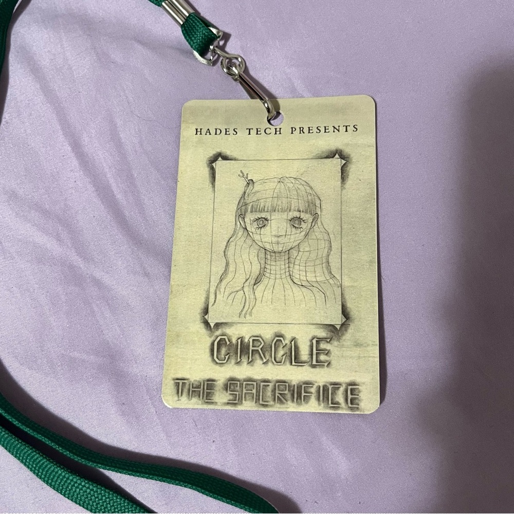 Melanie Martinez Hades Tech Circle The Sacrifice Listening Event Lanyard